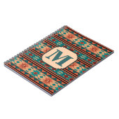 Carnet Turquoise Terracotta Monogram (Côté gauche)