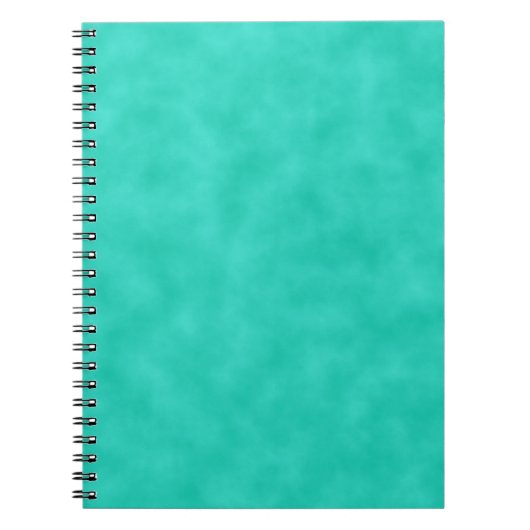 Carnet Turquoise Vert-Bleu Marbleisé (Devant)