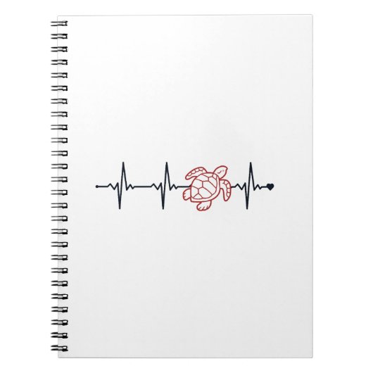 Carnet Turtle Heartbeat Tortoise Painted Alligator Copy (Devant)