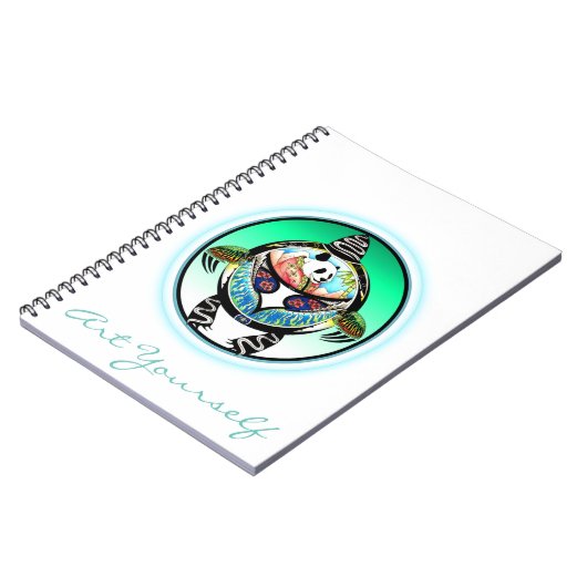 Carnet Turtle Panda (Côté gauche)