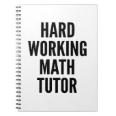 Carnet Tutor mathématique de travail difficile (Devant)