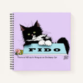 Carnet Tuxedo Kitten Chien's Bowl (Devant)