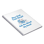 Carnet Twin Boys New Papa Cadeaux (Côté Droit)