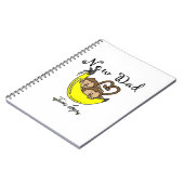 Carnet Twin Boys Singes Nouveau Papa Cadeaux (Côté gauche)