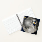 Carnet Twin Grail Spacecraft Orbitant La Lune. (Intérieur)