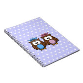 Carnet twin owl princess (Côté Droit)