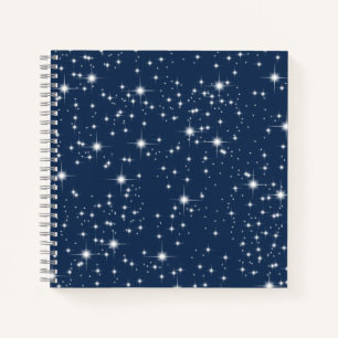 Carnet Twinkle Stars on Navy Blue