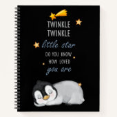 Carnet Twinkle, Twinkle Little Star pour Penguin endormi (Devant)