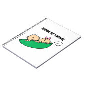 Carnet Twins Maman - Pois dans les cadeaux de pod (Côté gauche)
