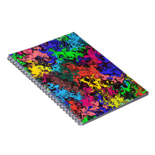 Carnet Twirly coloré Abstrait /