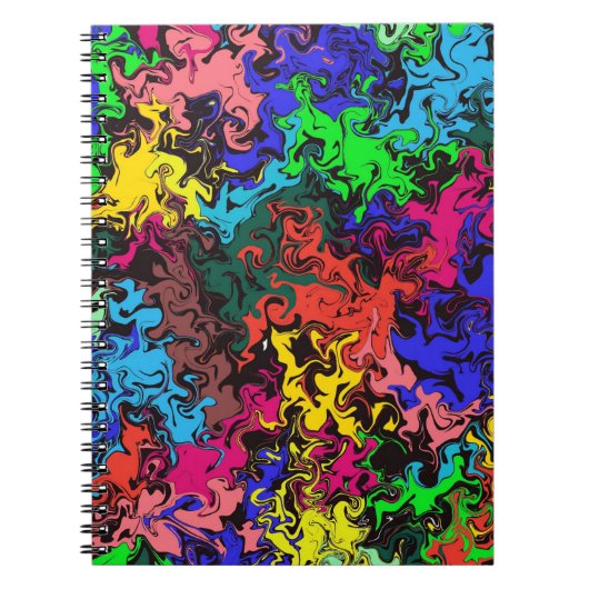 Carnet Twirly coloré Abstrait / (Devant)