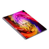 Carnet Twisting Liquid Multicolors Personnalisé (Côté Droit)