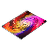 Carnet Twisting Liquid Multicolors Personnalisé (Côté gauche)