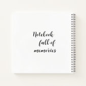 Carnet Two Easter Bunnies Personalized Spiral Notebook (Dos)