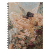 Carnet Two Fairies Embracing in a Landscape with a Swan (Devant)