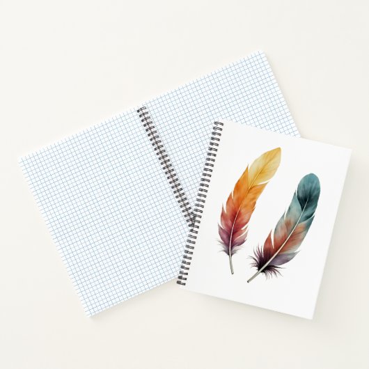 Carnet Two Feathers Spiral Notebook (Intérieur)