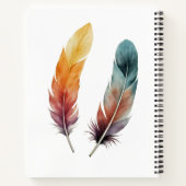 Carnet Two Feathers Spiral Notebook (Dos)