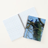 Carnet Two Peacocks in a Tree Notebook (Intérieur)