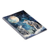 Carnet Two Wolves in Winter (Côté Droit)