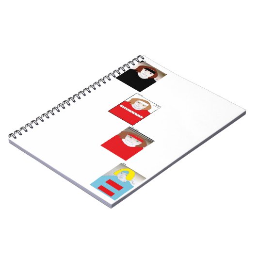 Carnet Ty, Gabriel, John James et Nick" Dessin (Côté gauche)