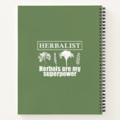 Carnet Types d'herboristes (Dos)