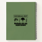 Carnet Types d'herboristes (Dos)
