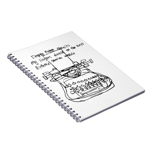 Carnet Typewriter haiku (Côté Droit)