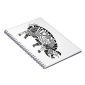 Carnet Typogramme de porc (Côté Droit)