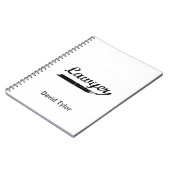 Carnet Typographie d'avocat (Côté gauche)