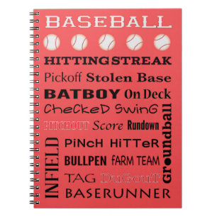 Carnet typographie de BASEBALL