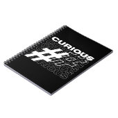 Carnet Typographie de hashtag curieux (Côté gauche)