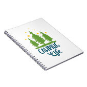 Carnet Typographie de la vie en camping (Côté Droit)