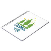Carnet Typographie de la vie en camping (Côté gauche)