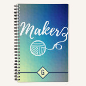 Carnet Typographie de l'artisanat du fabricant Gradient B (Recto)