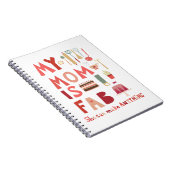 Carnet Typographie de maman amusante (Côté Droit)