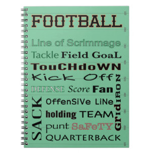 Carnet typographie du FOOTBALL