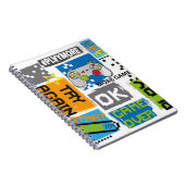 Carnet Typographie Game impression pixel. Illustration du (Côté Droit)