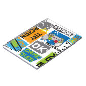 Carnet Typographie Game impression pixel. Illustration du (Côté gauche)