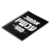 Carnet Typographie hébraïque : Hier - MAINTENANT - Demain (Côté gauche)