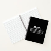 Carnet Typographie Mathématique Drôle De Maths (Intérieur)