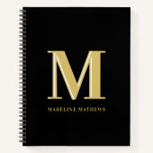 Carnet Typographie moderne des initiales monographiques (Devant)