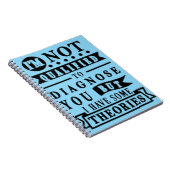 Carnet Typographie Sarcastique Drôle (Côté Droit)
