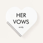 Carnet Typographie simple N'importe quelle couleur Ses Vo (Devant)