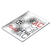 Carnet Typographie XC sur mesure (Côté gauche)