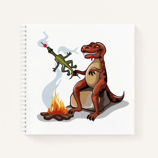 Carnet Tyrannosaurus Rex Cuisine Nourriture Au-Dessus D'U (Devant)