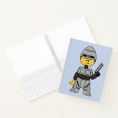 Carnet Tyrannosaurus Rex Habillé Comme Robocop. (Intérieur)