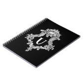 Carnet U Monogramme initial (Côté gauche)