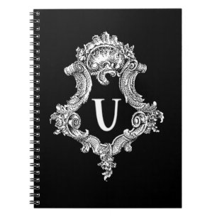 Carnet U Monogramme initial