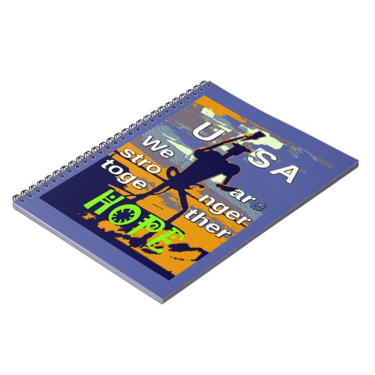 Carnet U.S.A Plus Fort Ensemble (Côté gauche)