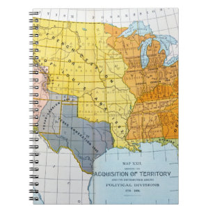 CARNET U.S. CARTE, 1776-1884